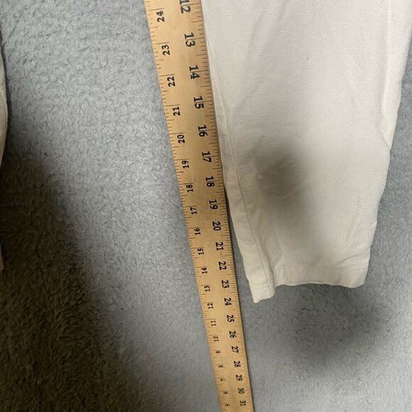 Eileen Fisher womens M High Waist Slim Crop Pants Viscose blend career office - Picture 7 of 10